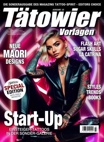Tatowier-Vorlagen – Nr 32 2025 Cover
