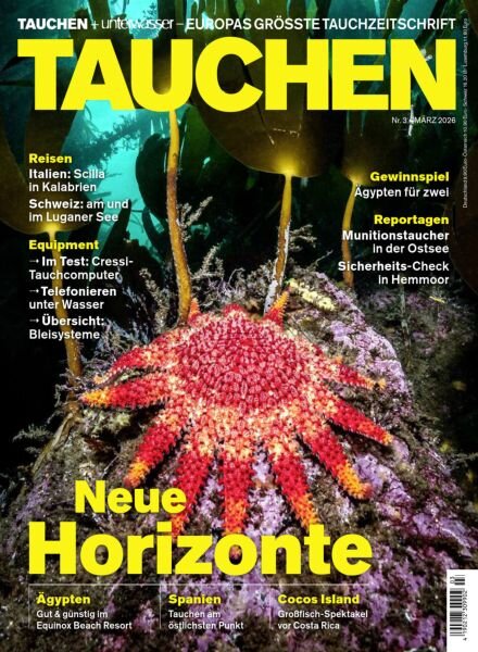 Tauchen Magazin – Marz 2026 Cover