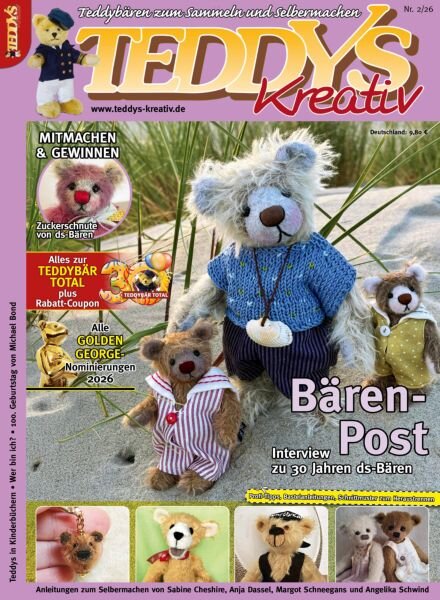 Teddys Kreativ – Februar 2026 Cover