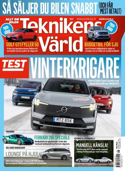 Teknikens varld – 18 Februari 2026 Cover