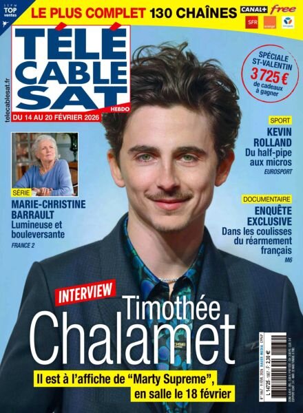 Telecable Sat Hebdo – 9 Fevrier 2026 Cover
