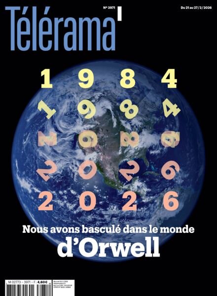 Telerama Magazine – 18 Fevrier 2026 Cover