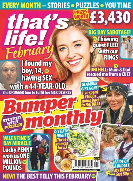 That’s Life Monthly – Issue 2 2026 Cover
