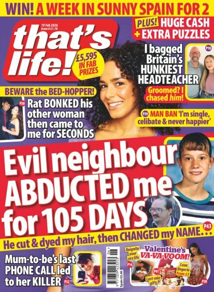 that’s life! UK – 12 February 2026 Cover