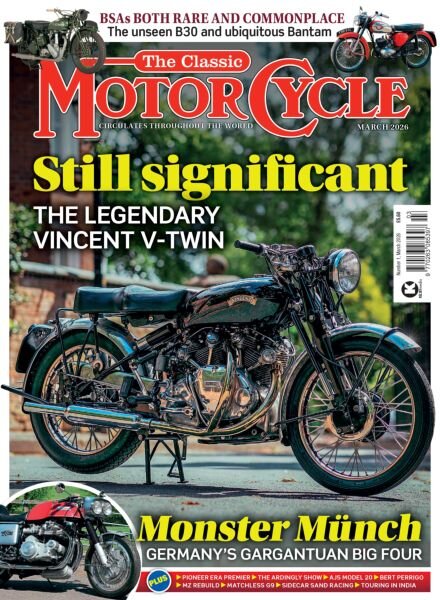 The Classic MotorCycle – March 2026 Cover