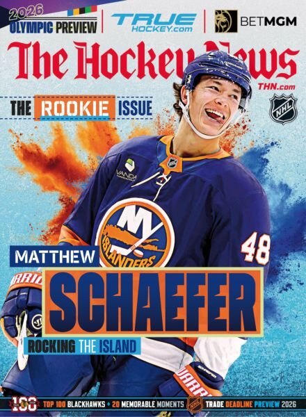 The Hockey News – Rookie Issue 2026 Cover