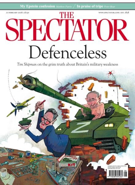 The Spectator – February 21 2026 Cover