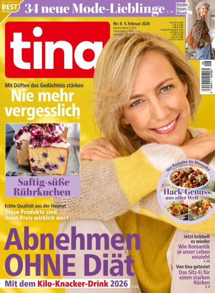 Tina – 4 Februar 2026 Cover