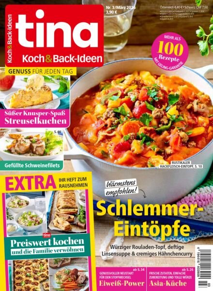 Tina Koch & Backideen – Marz 2026 Cover