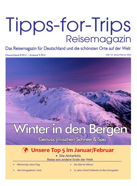 Tipps for Trips – Januar-Februar 2026 Cover
