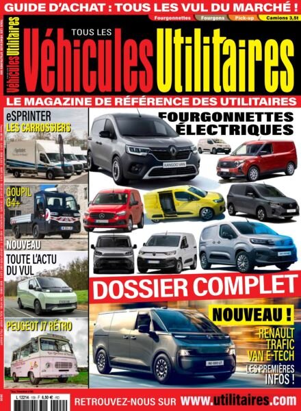Tous Les Vehicules Utilitaires – N 109 2026 Cover