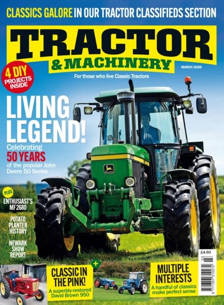 Tractor & Machinery – March 2026 Cover