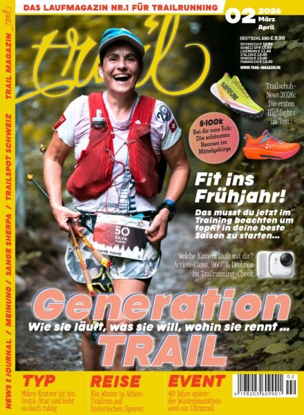 Trail Magazin – Marz-April 2026 Cover