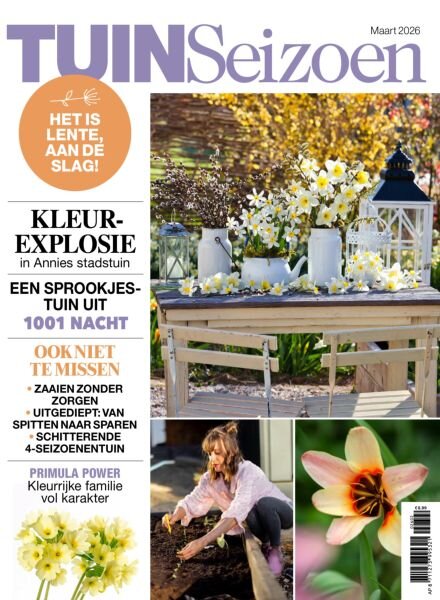 Tuinseizoen – Maart 2026 Cover