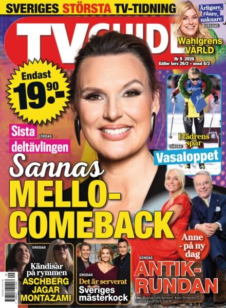TV-guiden – 23 Februari 2026 Cover