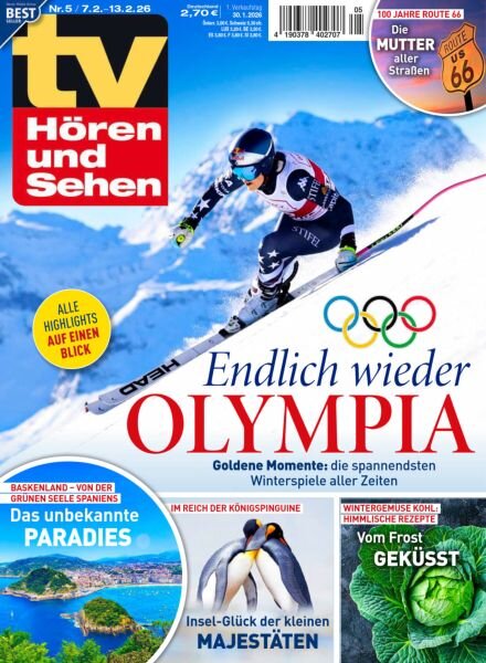 TV Horen und Sehen – 30 Januar 2026 Cover
