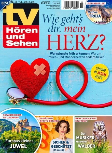 TV Horen und Sehen – 6 Februar 2026 Cover