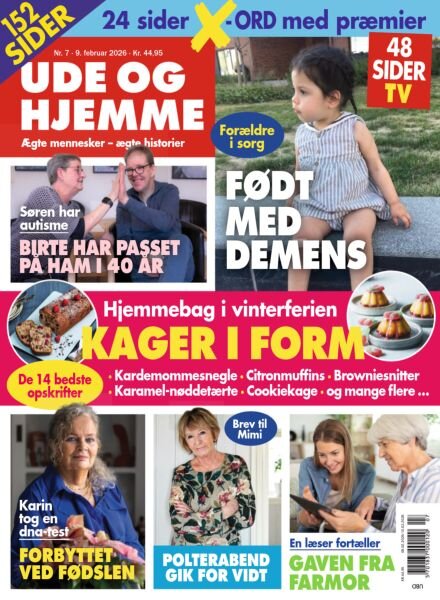 Ude og Hjemme – 9 Februar 2026 Cover
