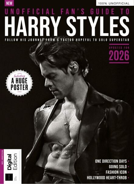 Unofficial Fan’s Guide to Harry Styles – 5th Edition – February 2026 Cover