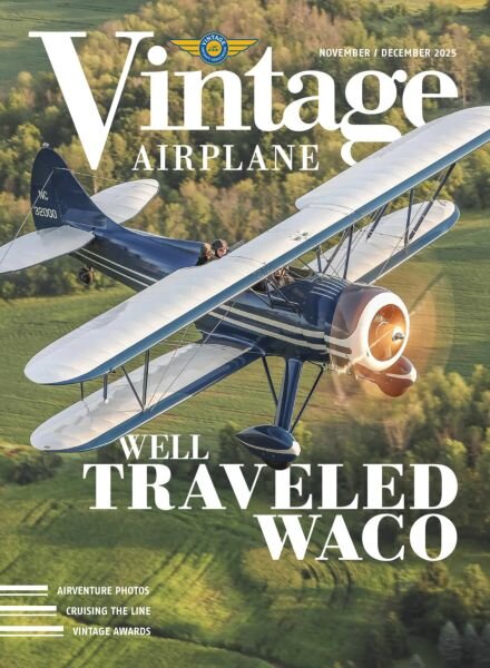 Vintage Airplane – November-December 2025 Cover