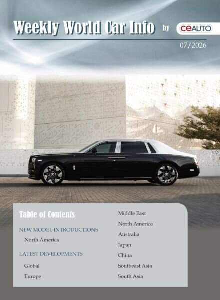 Weekly World Car Info – 14 February 2026 Cover