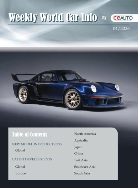 Weekly World Car Info – 24 January 2026 Cover
