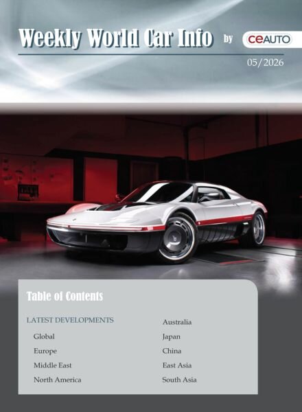 Weekly World Car Info – 31 January 2026 Cover