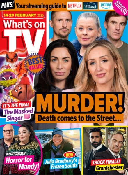 What’s on TV – 10 February 2026 Cover