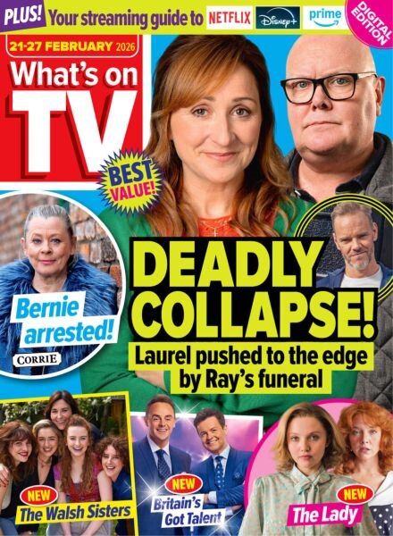 What’s on TV – 17 February 2026 Cover