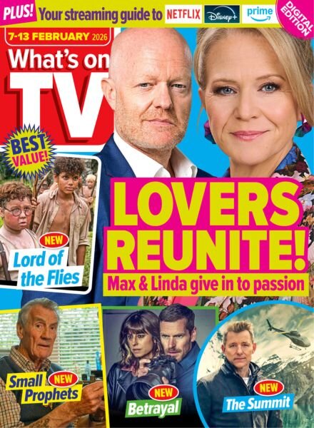 What’s on TV – 3 February 2026 Cover