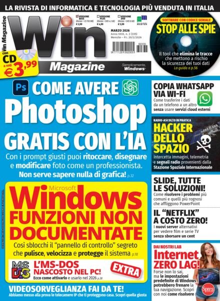 Win Magazine – Marzo 2026 Cover