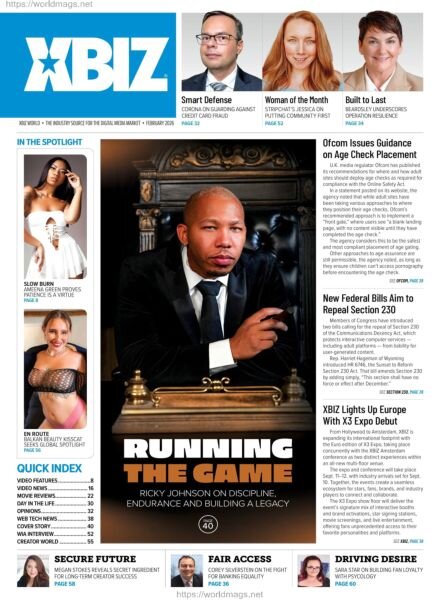 XBIZ World – February 2026 Cover
