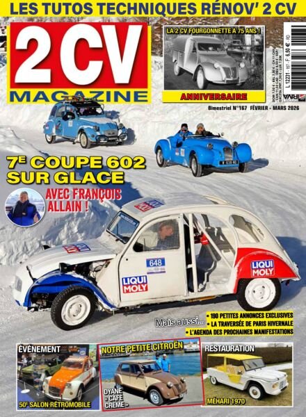 2 CV Magazine – Fevrier-Mars 2026 Cover