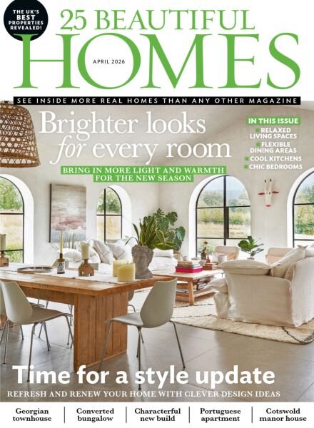 25 Beautiful Homes – April 2026 Cover