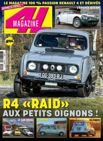 4L Magazine – Mars-Avril 2026 Cover