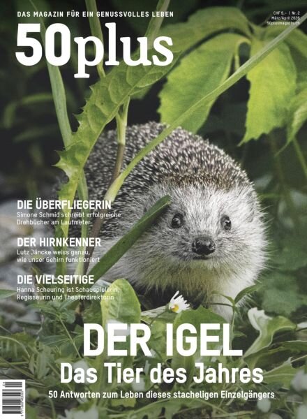 50plus Switzerland – Marz-April 2026 Cover