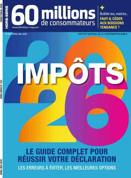 60 Millions de Consommateurs – Hors-Serie – Avril-Mai 2026 Cover