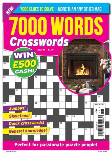 7000 Words Crosswords – March 2026 Cover