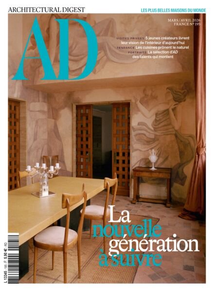 AD Architectural Digest France – Mars-Avril 2026 Cover