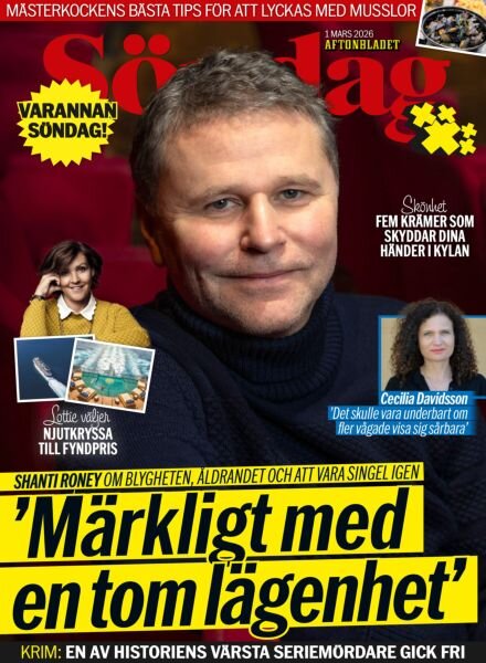 Aftonbladet SOndag – 1 Mars 2026 Cover