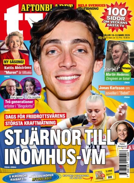 Aftonbladet TV – 16 Mars 2026 Cover