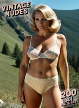 AI Vintage Nudes Adult Photomagazine with 200 Pictures – Issue 2 2026
