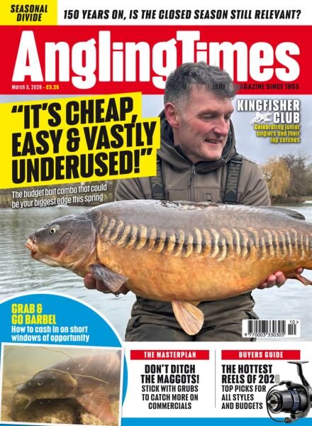 Angling Times – 3 March 2026 Cover