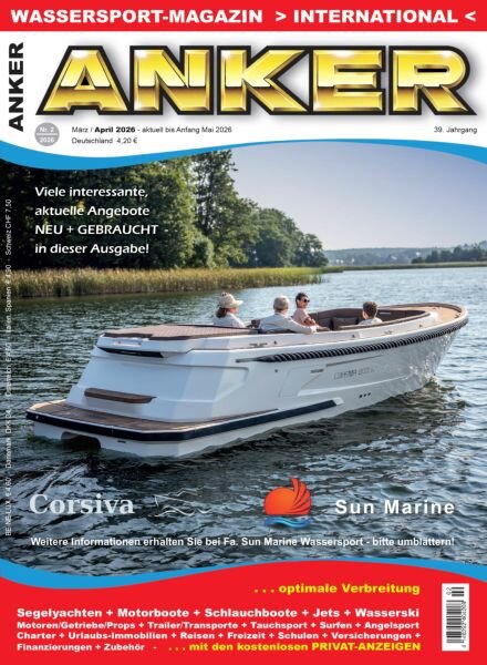 Anker – Marz-April 2026 Cover