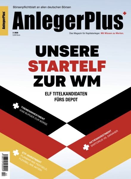 AnlegerPlus – Marz 2026 Cover