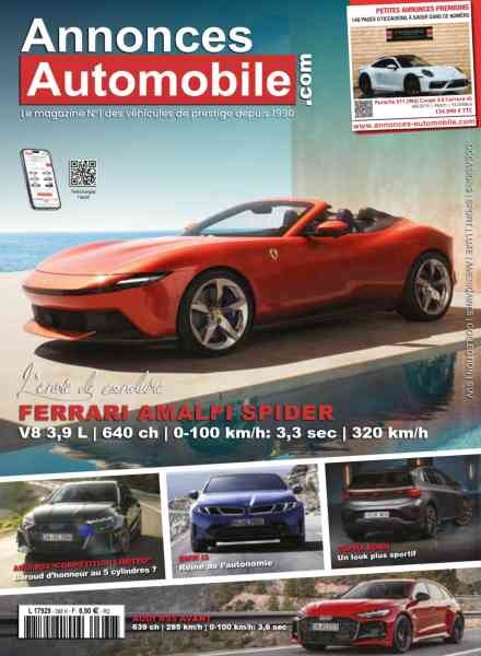 Annonces Automobile – N 388 2026 Cover