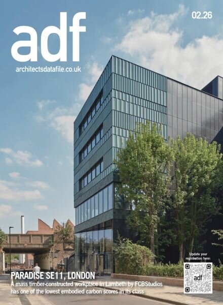 Architects Datafile ADF – February 2026 Cover