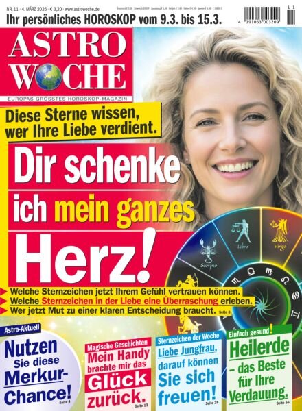 Astrowoche – 4 Marz 2026 Cover
