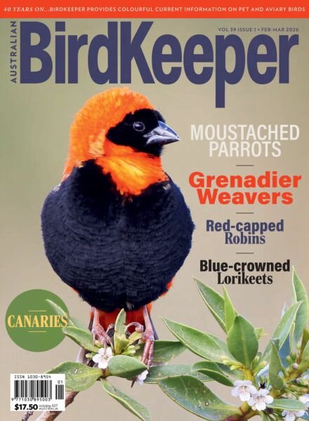 Australian Birdkeeper – Volume 391 2026 Cover