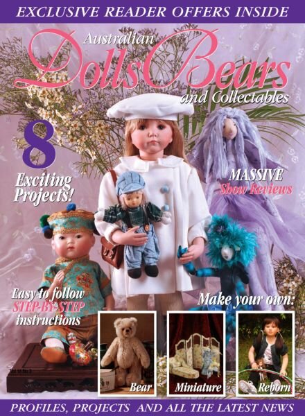 Australian Dolls Bears & Collectables – Issue 14 2026 Cover